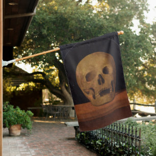 Human Skull (by Mariotto Albertinelli) House Flag