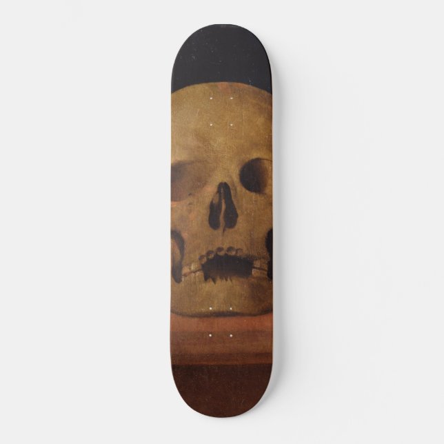 Human Skull (by Mariotto Albertinelli) Skateboard (Front)