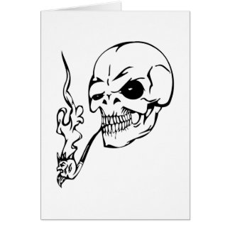 Human Skull Cards