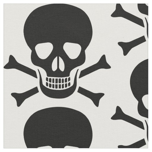 Human skull fabric