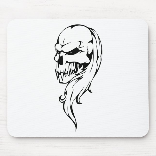 Human Skull Mouse Pad (Front)