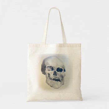 Human Skull - Pencil Drawing Tote Bag by boblet at Zazzle