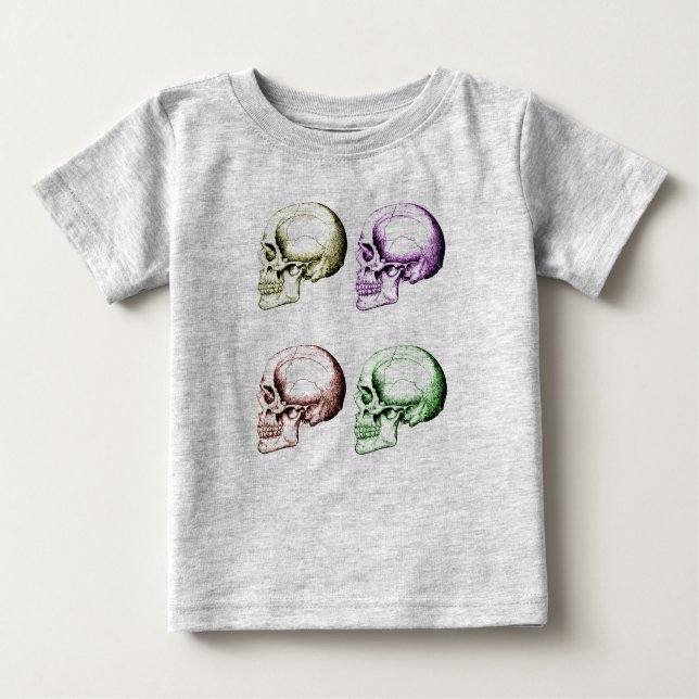 Human Skulls Baby T-Shirt (Front)