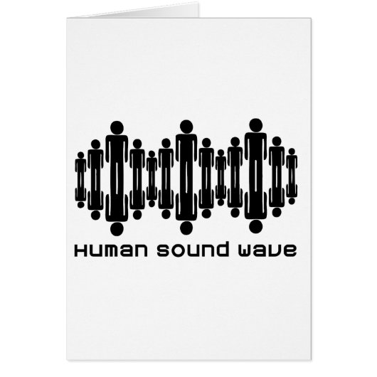 human sound wave cards (Front)