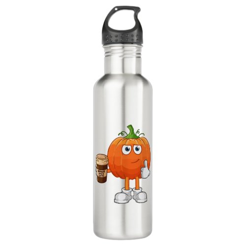 Human Spice Latte Stainless Steel Water Bottle