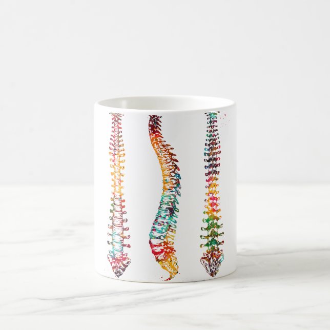 Human Spine Coffee Mug (Center)
