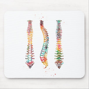 Human Spine Mouse Pad