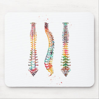 Human Spine Mouse Pad