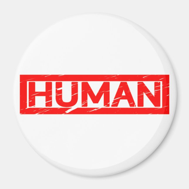 Human Stamp Magnet (Front)