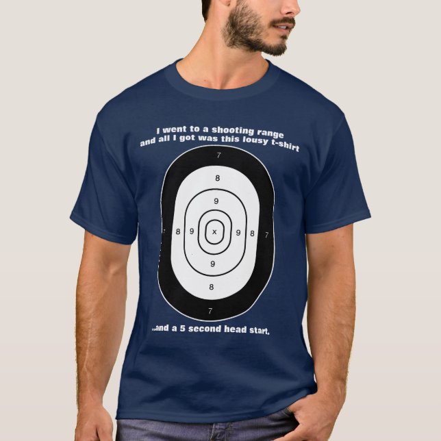 Human Target Humor T-Shirt (Front)