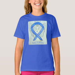 Human Trafficking Awareness Ribbon Angel Shirt