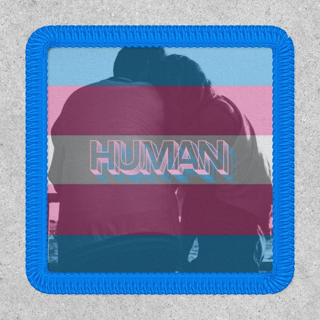 Human Trans Pride Patch (Front)