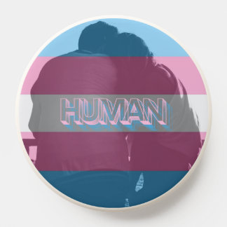Human Trans Pride Pop Socket