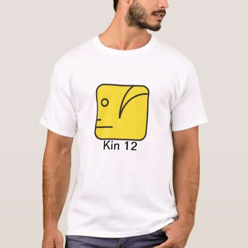 Human Tzolkin Shirt Yellow Kin 12