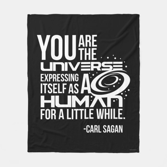 Human Universe Fleece Blanket (Front)