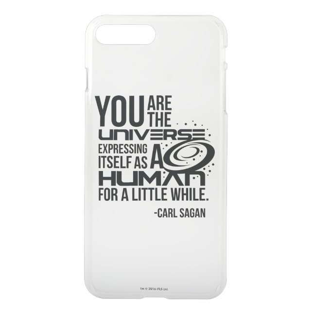 Human Universe Uncommon iPhone Case (Back)