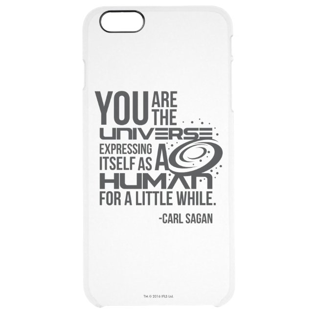 Human Universe Uncommon iPhone Case (Back)