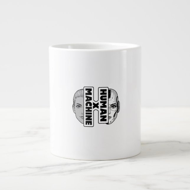 HUMAN x MACHINE Giant Coffee Mug (Front)