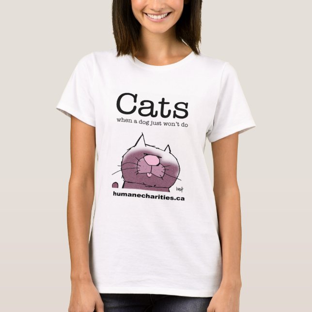 Humane Charities kitty T-Shirt (Front)