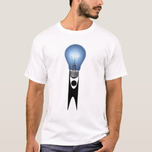 Humanist Holding Light Bulb T-shirt