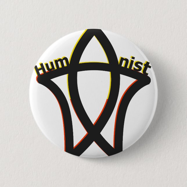 Humanist Pinback Button (Front)