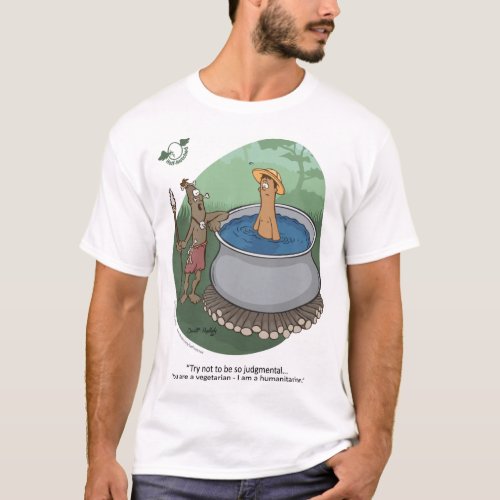 Humanitarian vs Vegetarian T_Shirt