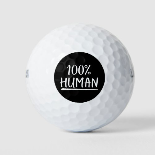 Humanity 100 Human Golf Balls