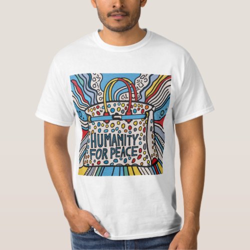 Humanity for Peace Art Collection T_Shirt