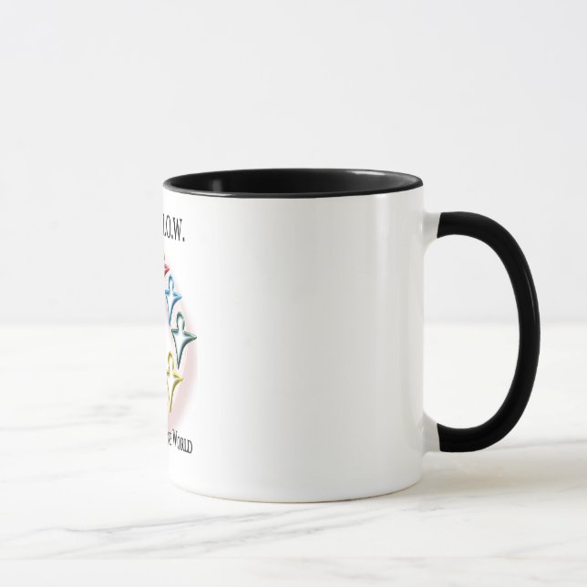 Humanity One World Ringer Coffee Mug (Right)
