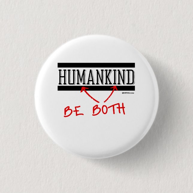 Humankind - Be Both Button (Front)