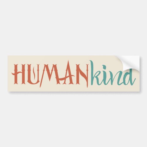 HumanKind Bumper Sticker