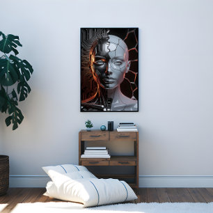 Humanoid Artificial Intelligence Canvas Print