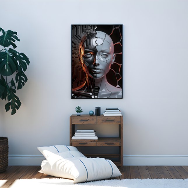 Humanoid Artificial Intelligence Canvas Print (Humanoid Artificial Intelligence Canvas Print)