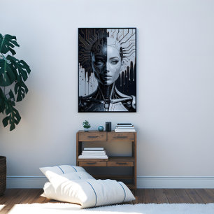 Humanoid Artificial Intelligence Canvas Print