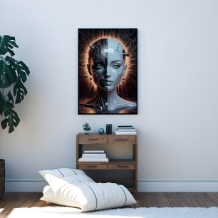 Humanoid Artificial Intelligence Canvas Print
