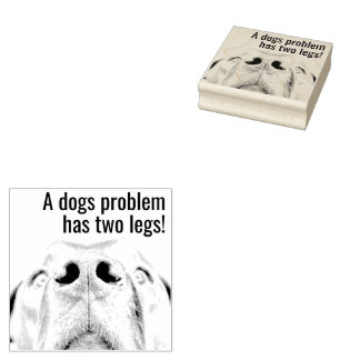 Humans could be problems self-inking stamp