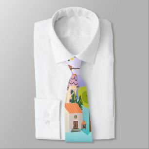 human's house  neck tie