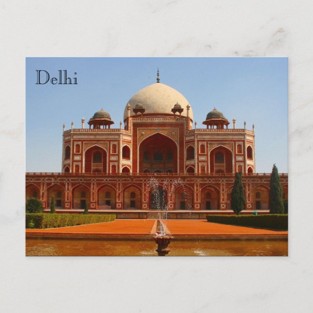 humayun delhi postcard (Front)