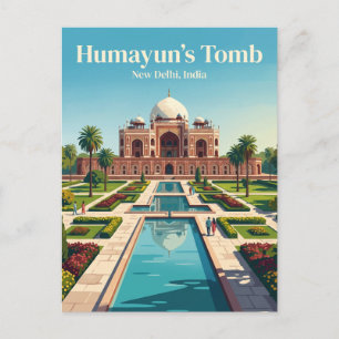 Humayun's Tomb India Postcard