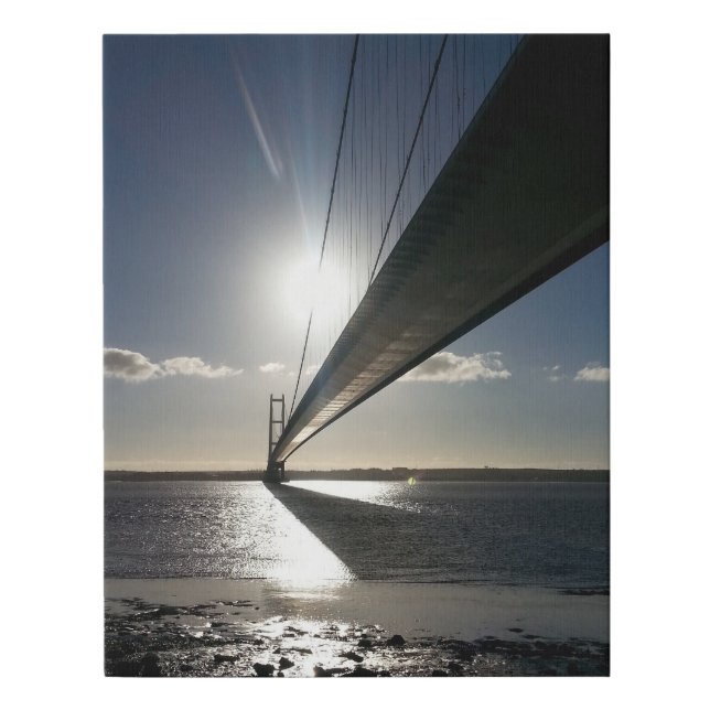 Humber Bridge Faux Canvas Print (Front)