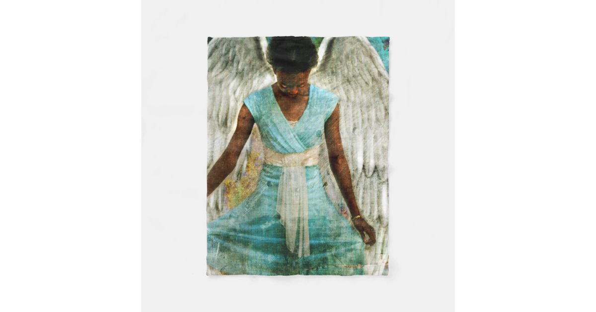Humble Angel Fleece Blanket Zazzle