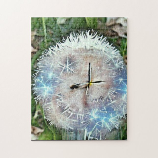 Humble dandelion clock photo jigsaw puzzle. puzzle (Vertical)