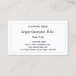 [ Thumbnail: Humble, Dapper, Corporate Business Card ]