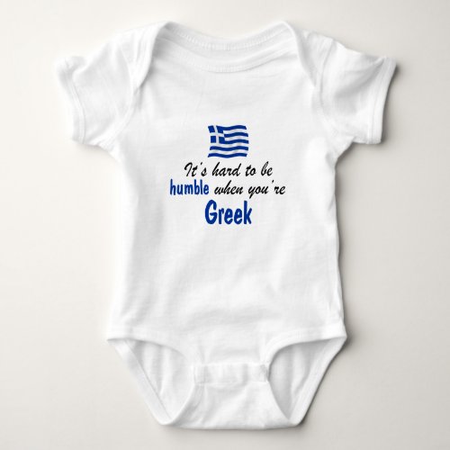 Humble Greek Baby Bodysuit