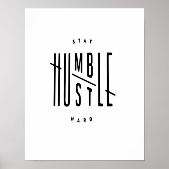 Humble Hustle Poster (Front)