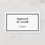 [ Thumbnail: Humble, Law Professional Business Card ]