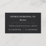 [ Thumbnail: Humble Law Professional Business Card ]