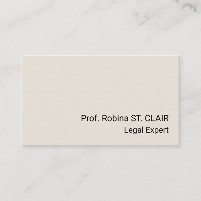 Humble Law Professional Business Card (Front)