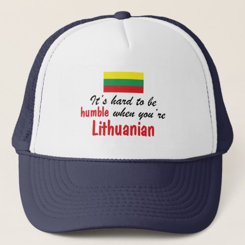 Humble Lithuanian Trucker Hat