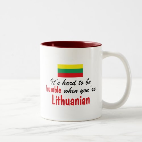 Humble Lithuanian Two_Tone Coffee Mug